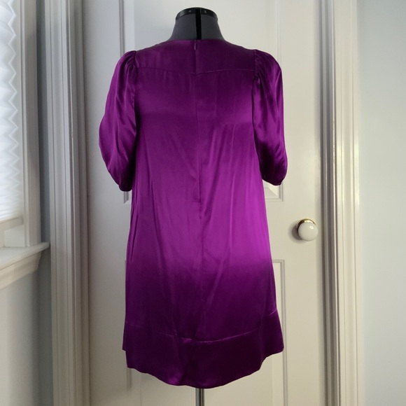 Kensie Baby Doll Short Sleeve Silk Dress NWT - Picture 5 of 9